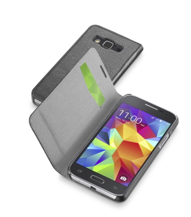 CELLULARLINE Custodia cover a libro per Samsung galaxy Core Prime Cellular Line nero